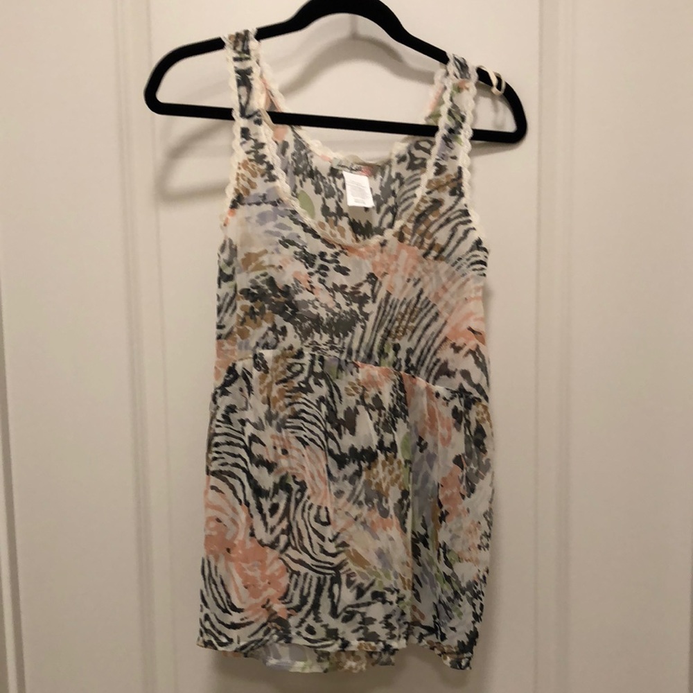 Love Squared Sheer Tank Top